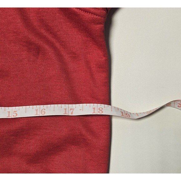 UNDER ARMOUR red Poly Logo Pullover Hoodie Sweatshirt Youth Medium YMD loose - Picture 6 of 7